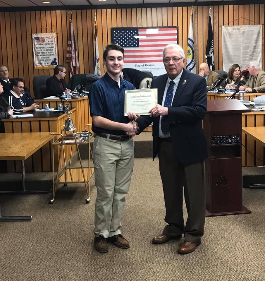 David Connors Picture Council Meeting