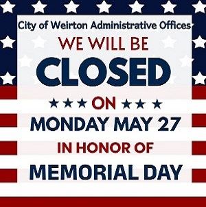 Memorial Day we will be closed template