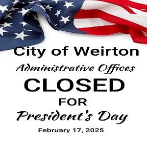 closed for presidents day template