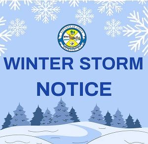 Welcome  winter template online greeting card