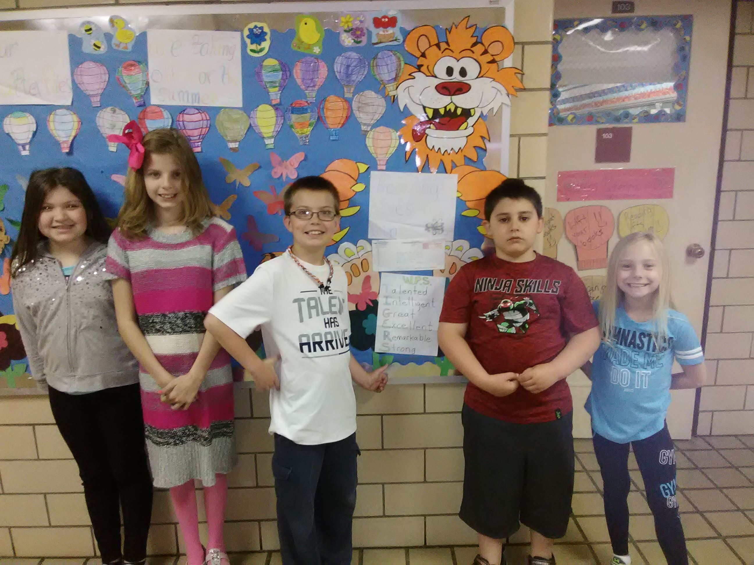 Our Pen Pals at Wellsburg Primary sent us another picture toward the end of the school year.