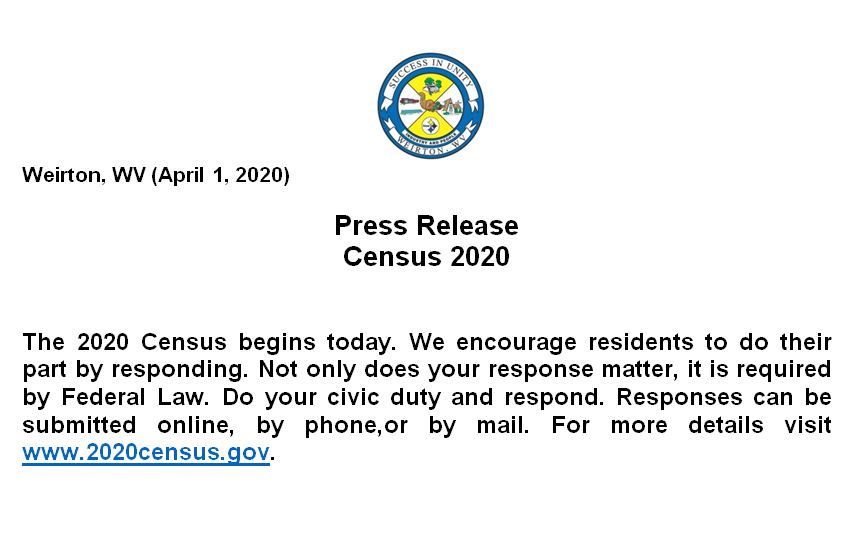 Census 2020 Press Release