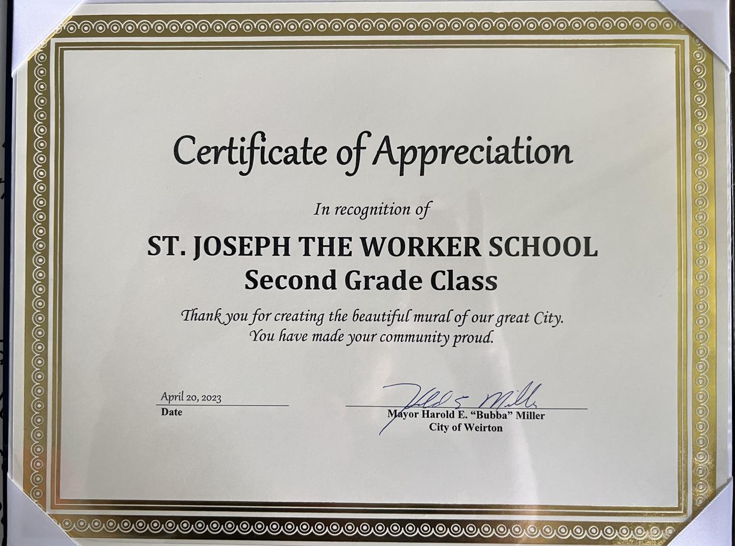 St Paul School Certificate